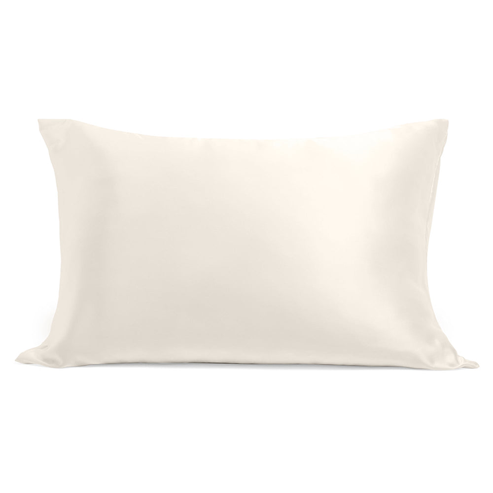 White 100% Silk Pillowcase